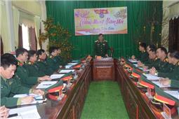 Đoàn công tác Bộ Tổng Tham mưu thăm và chúc tết Trung đoàn 141